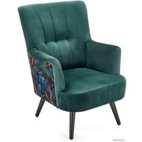 Интерьерное кресло Halmar Pagoni (темно-зеленый/черный) в Витебске