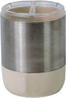 Стакан для зубной щетки и пасты Primanova Lima XL M-SA08-09 (бежевый)