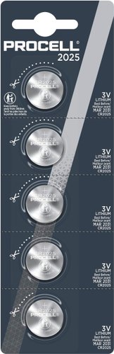 DURACELL Procell Lithium CR2025 5 шт.