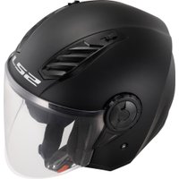 Мотошлем LS2 OF616 Airflow 2 Solid (S, черный матовый)