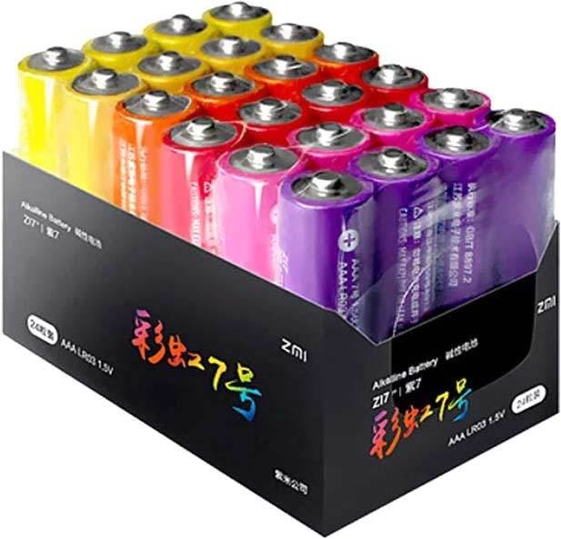 

Батарейка ZMI ZI5 Rainbow AA 24 шт. AA524 Colors