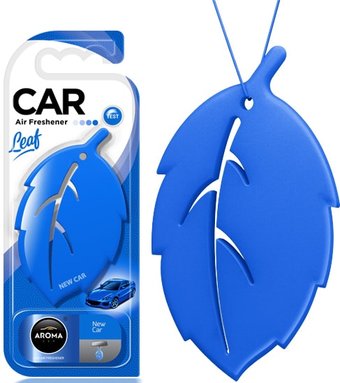 Aroma Car Ароматизатор полимерный Leaf 3D New Car 83129