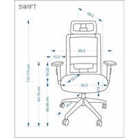 Офисное кресло Halmar Swift (черный/черный)