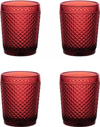 Набор стаканов для воды и напитков Vista Alegre Bicos Red 49000012 (4 шт)