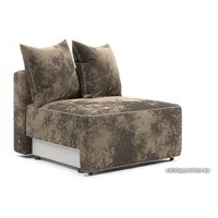 Угловой диван Мебельград Монреаль-3 Стандарт (тиффани коричневый/мора бежевый)