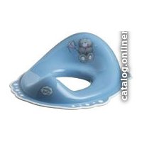 Детская накладка на унитаз Maltex Мишка 4088 (темно-голубой/белый)