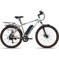 Электровелосипед Ritma MORGAN309 27.5 2025 (белый/бежевый матовый)