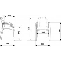 Офисный стул Бюрократ Джуно (светло-бежевый)