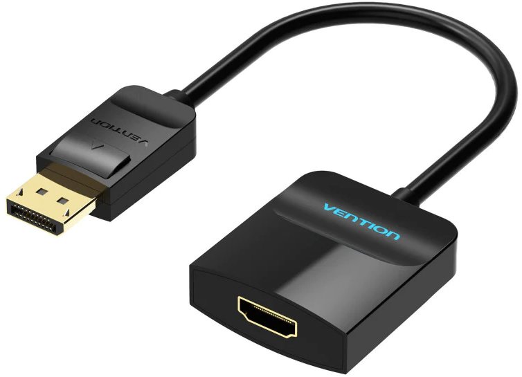 

Адаптер Vention HBGBB DisplayPort - HDMI (0.15 м, черный)