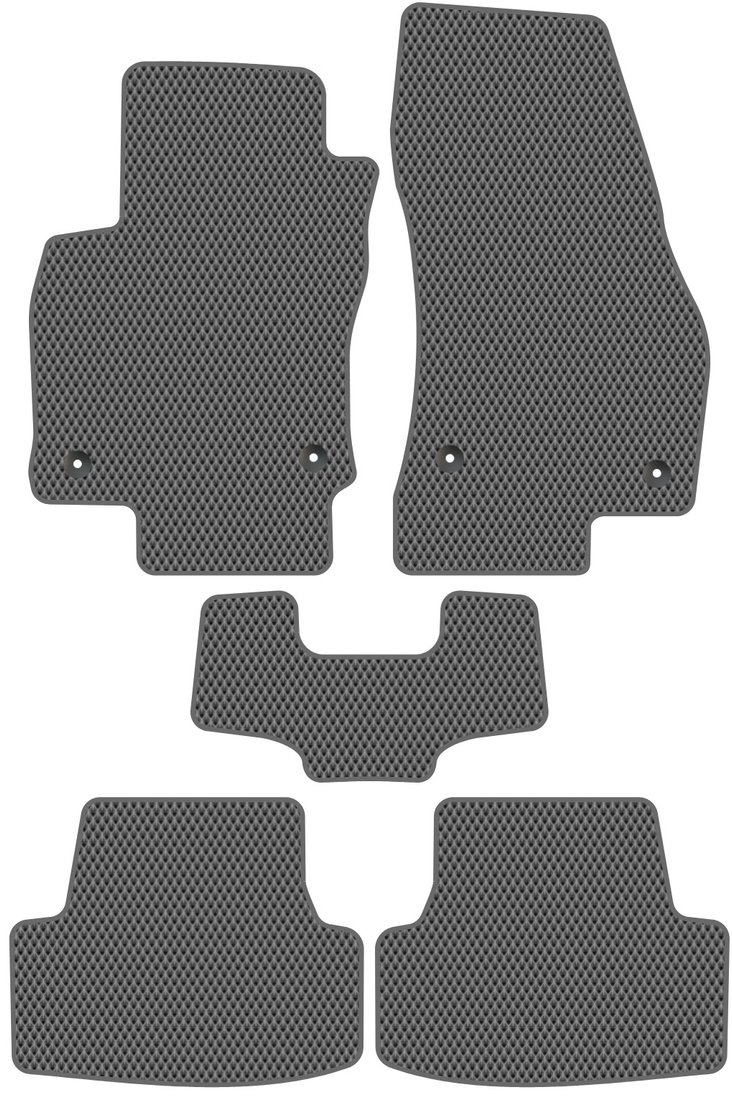 

Комплект ковриков для авто Alicosta Volkswagen Taos I (suv) 2020 - Н.В. (серый, ромб)