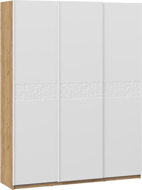 

Шкаф-купе Трия Оскар Скания Т2 1800 268669 (ручка белая/дуб крафт золотой/белый снег/белый матовый)