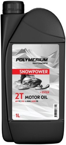 Моторное масло Polymerium Snowpower 2T 1л