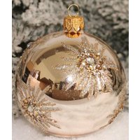 Елочная игрушка Орбитал Шар Д-363 200-072-5 (8см, шампань)