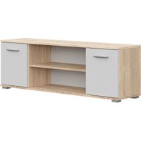 Тумба НК-Мебель Fun ТВ-130 71337912 (дуб сонома/белый)