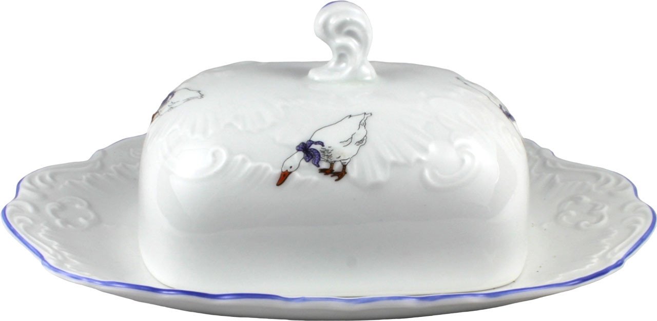 

Масленка Cmielow i Chodziez Rococo E280-0037060 (гусь)