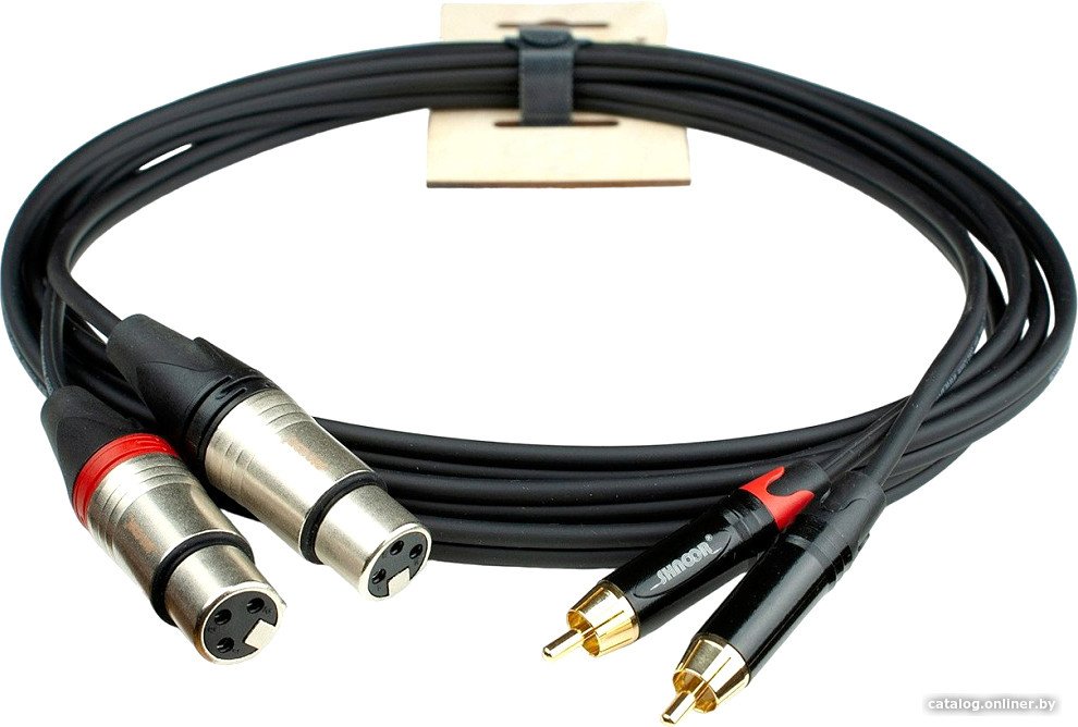 Кабель Shnoor RCA2XF-0.5m
