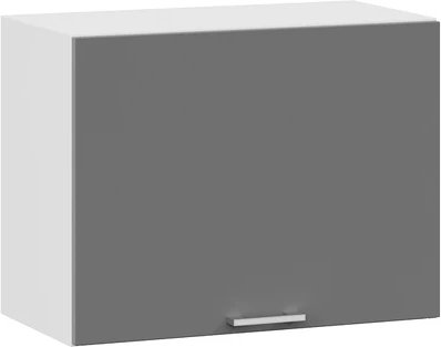 

Шкаф навесной Трия Габриэлла 1ВВ6Г с одной откидной дверью (белый/титан)