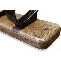 Вешалка для одежды Sheffilton SHT-WH20 981556 (браш. коричневый/черный золотая патина)