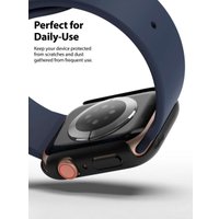 Чехол Ringke Slim для Apple Watch Se3/Se2/Se/6/5/4 44mm Clear(1шт) + Black(1шт)