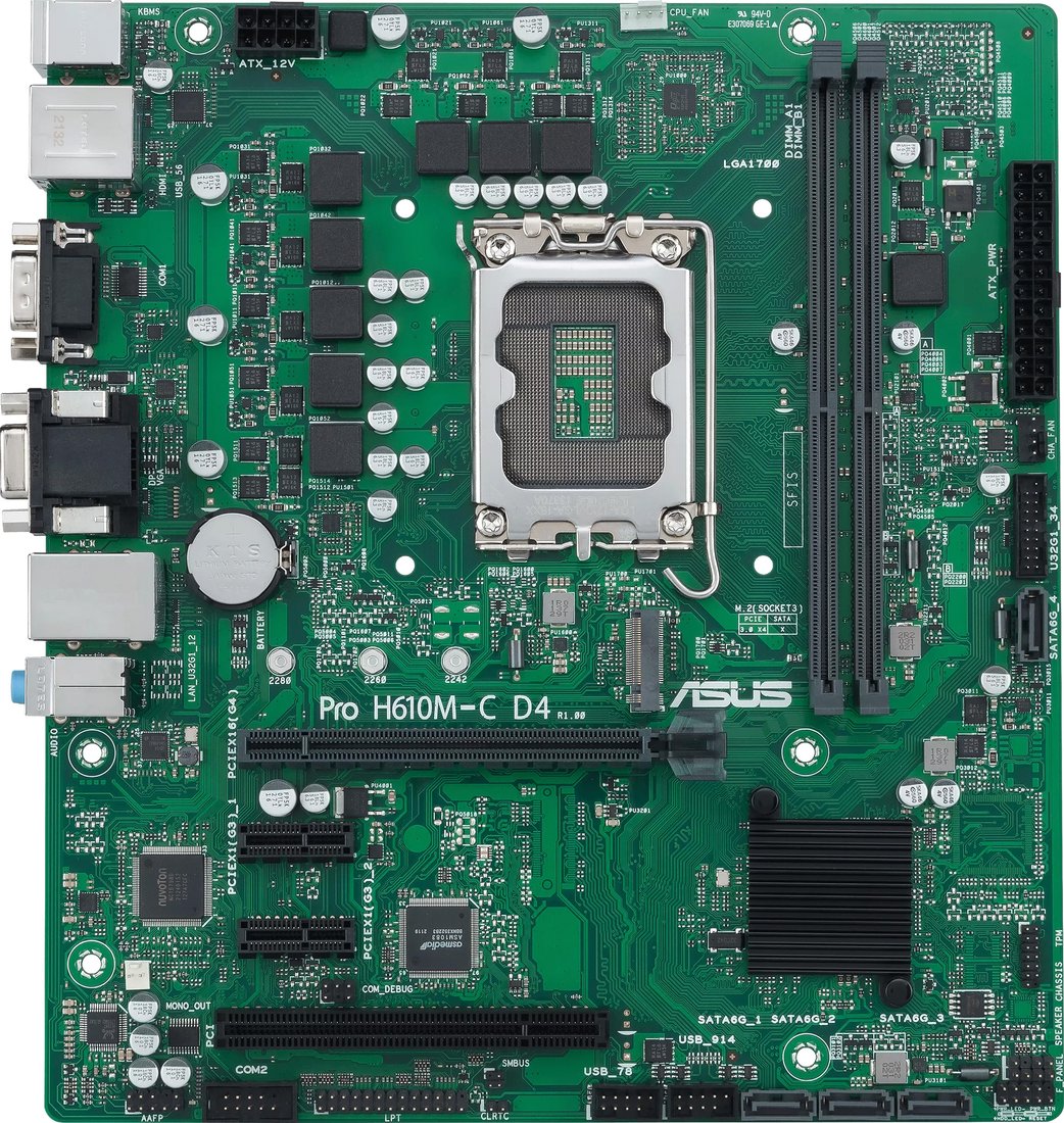 

Материнская плата ASUS Pro H610M-C-CSM D4