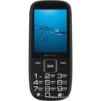 Кнопочный телефон Maxvi B9 (черный)