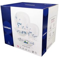 Набор тарелок Luminarc Neo Carine Ming Blue V3884 (19шт)