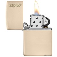 Зажигалка Zippo Classic Flat Sand Zippo Logo 49453ZL