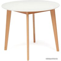 Кухонный стол TetChair Bosco D900 (белый/коричневый)