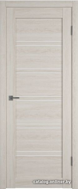 Межкомнатная дверь Atum Pro Х28 70x200 (scansom oak, стекло white cloud)