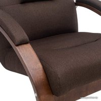 Кресло-качалка Leset Милано (венге/малмо 28/коричневый)