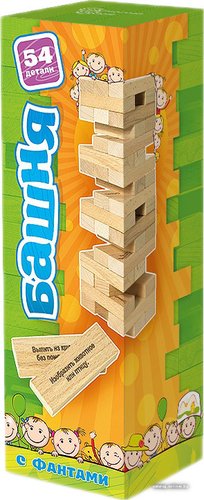 Настольная игра Нескучные игры Башня для детей с заданиями