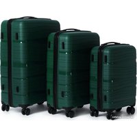 Чемодан-спиннер Pride PP9802 (M, темно-зеленый)