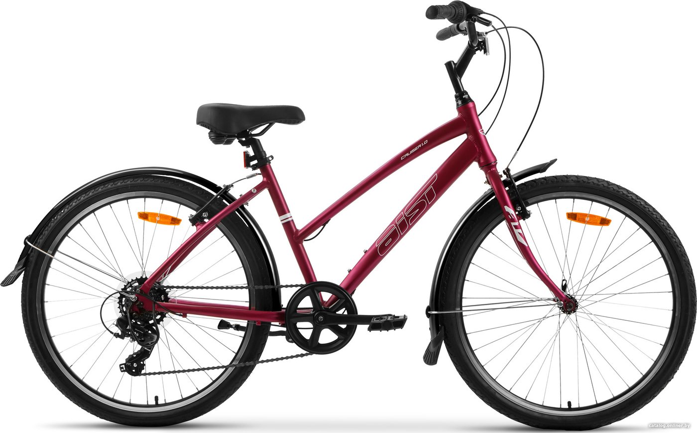Велосипед AIST Cruiser 1.0 W р.19 2024 (вишневый)