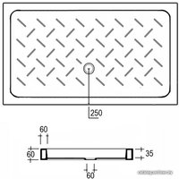 Душевой поддон RGW CR-127 72x120