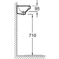Умывальник Jacob Delafon Odeon Up E4701L 50x22.5