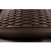 Стул Sheffilton SHT-S68 (коричневый/черный муар)