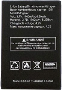 

Аккумулятор для телефона By-mobile совместим с TeXet TM-B323