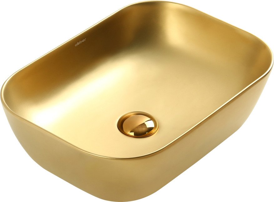 Умывальник Abber Rechteck AC2200MMG (золото матовое)