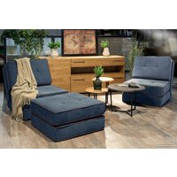 Кресло-кровать Лама-мебель Раскладное Марио (Bahama Denim/Bahama Grey)