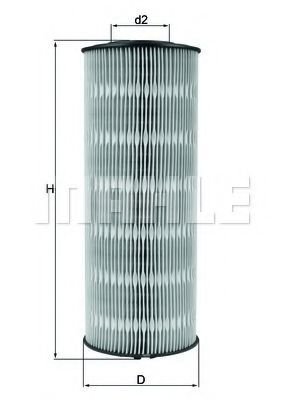 

Масляный фильтр Mahle Knecht OX168D