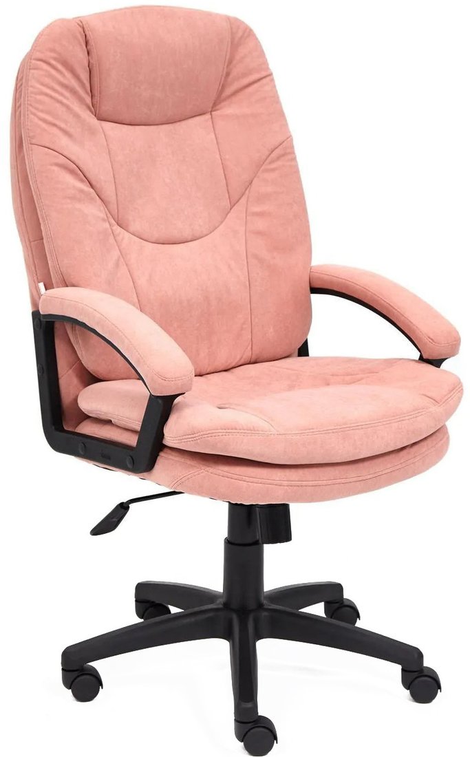 

Офисное кресло TetChair Comfort LT флок (розовый)