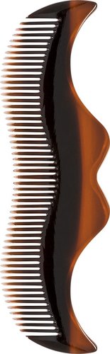 Расческа/гребень для бороды и усов Morgan’s Янтарный в форме усов