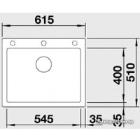 Кухонная мойка Blanco Pleon 6 525953 (черный)