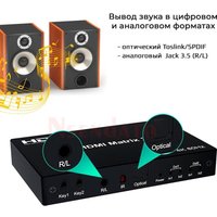 Переключатель USBTOP 2x2 HDMI Pro 4K 60Hz