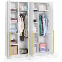 Шкаф распашной Soma Lord Gold 160x200 (белый)