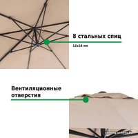 Садовый зонт Green Glade 2003 (светло-коричневый)