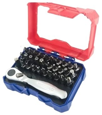 

Набор отвертка с битами Workpro WP200534 (32 предмета)