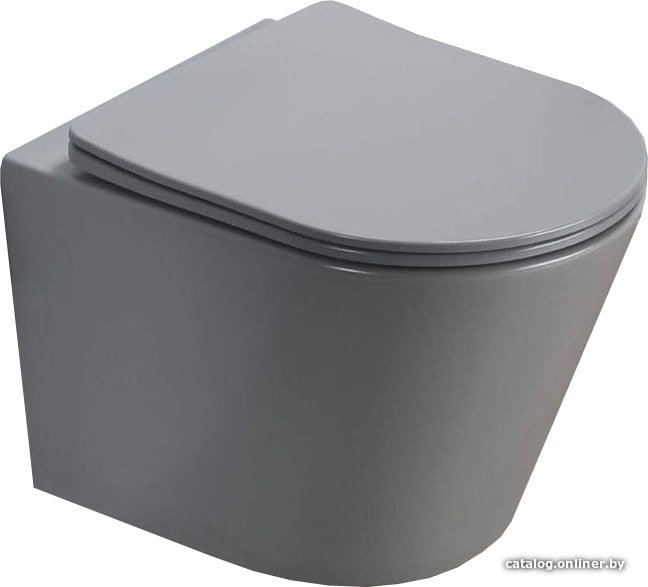 Унитаз подвесной CeramaLux B2330-3MH (светло-серый)