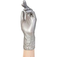 Нитриловые перчатки Adele Нитриловые (S, 100 шт, серебряный)