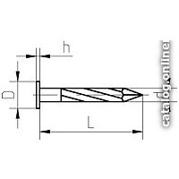 Гвоздь винтовой ЕКТ VZ010152